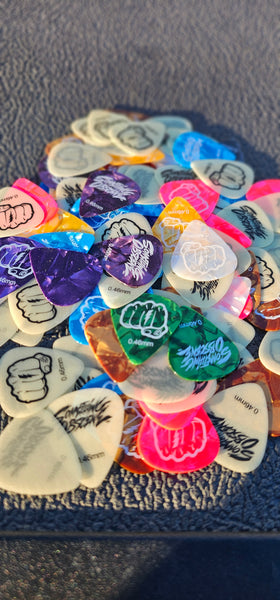Obscene guitar picks