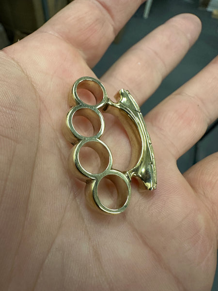 Brass Knuckle Pendant